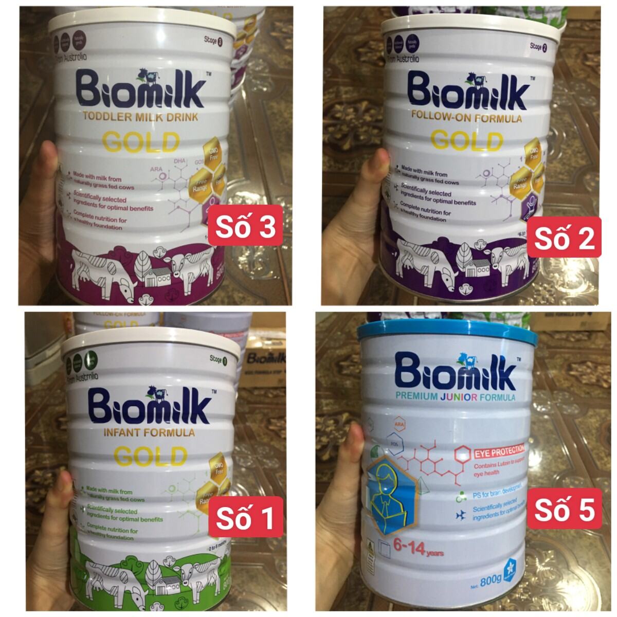 Sữa Biomilk gold số 3 hạn 4 2024