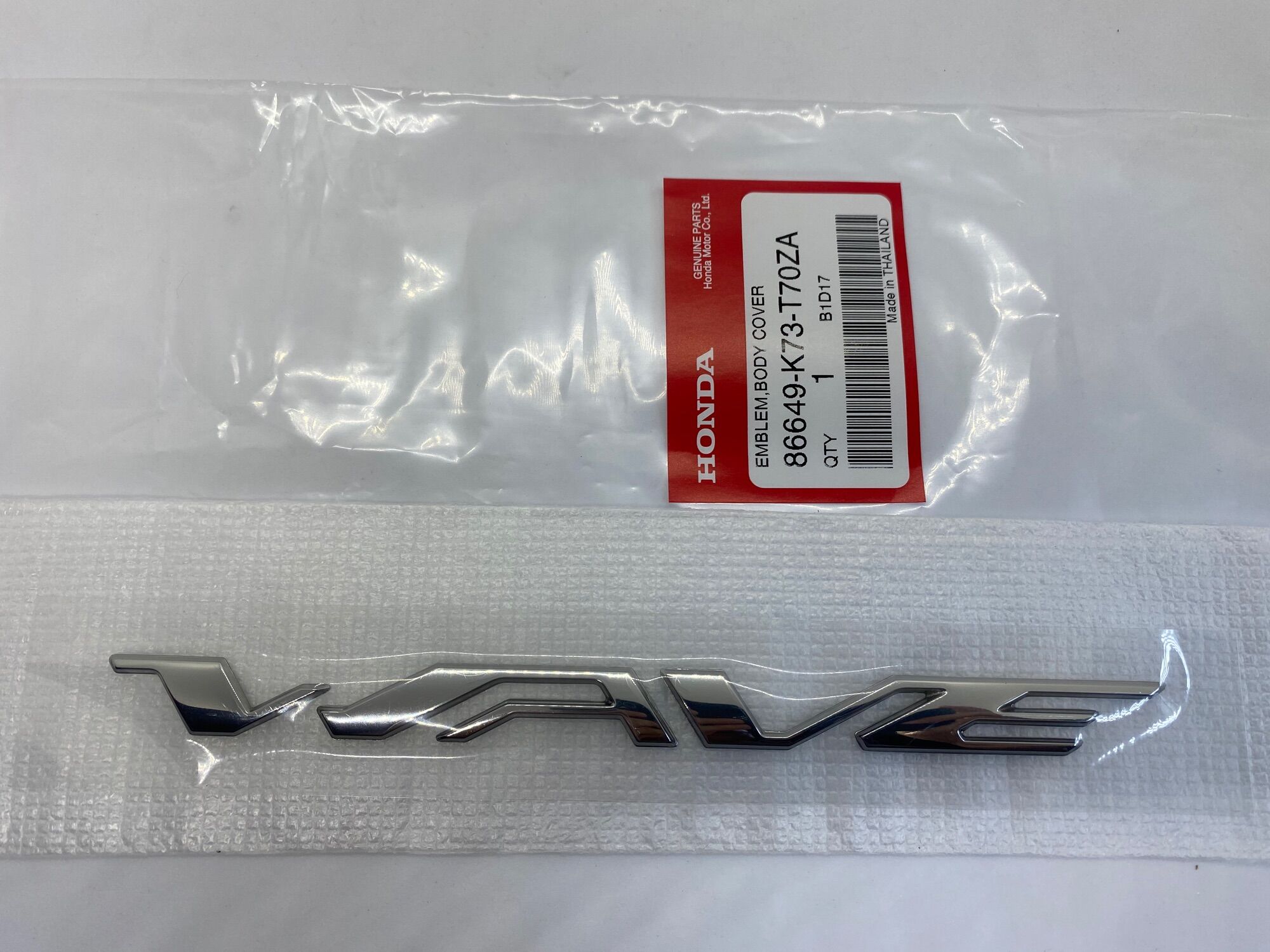 Tem chữ wave 125i honda - 1 chữ