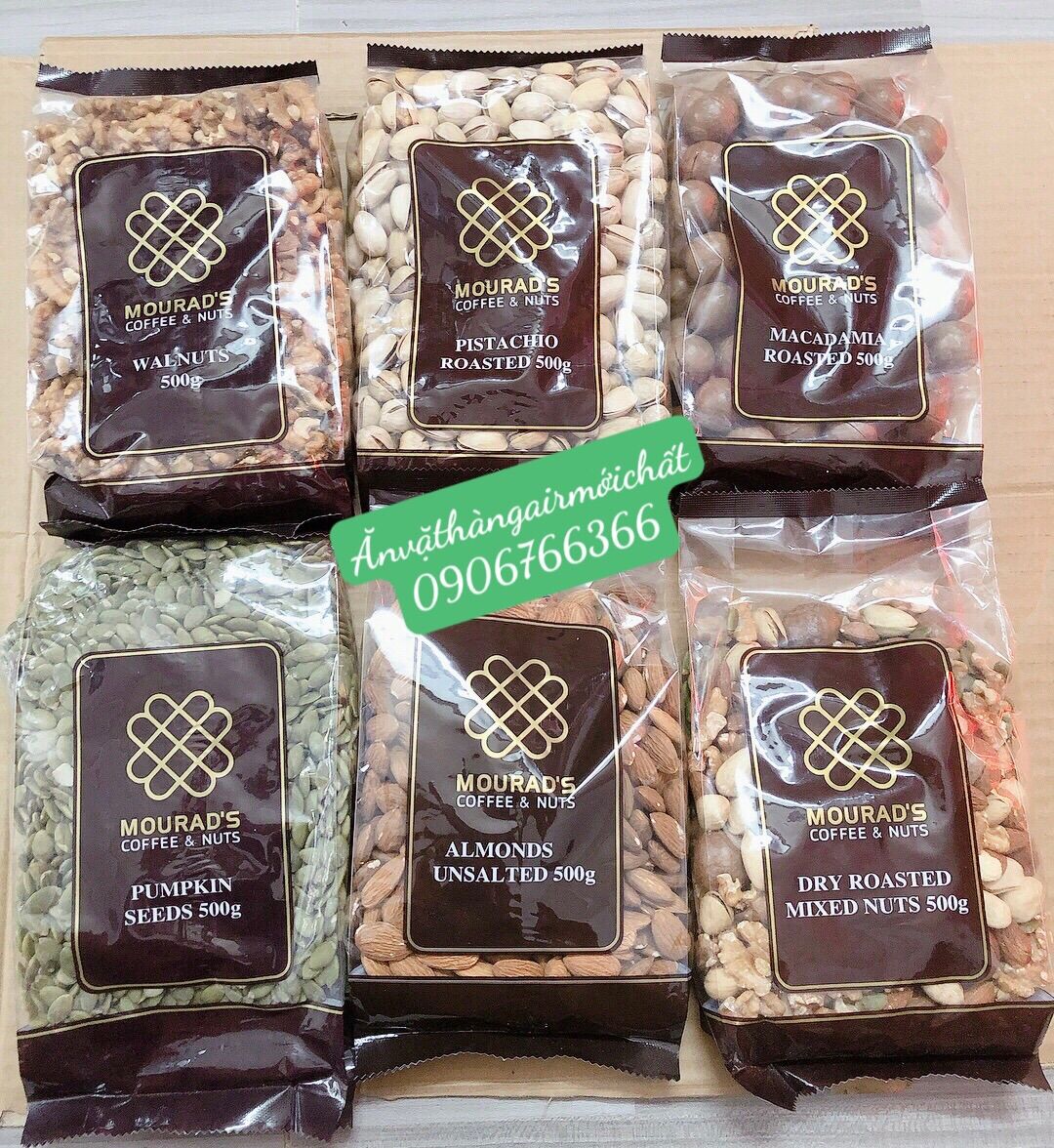 [Beautiful Date October 2027] Mourad's Australian Almonds 500 Gram Pack