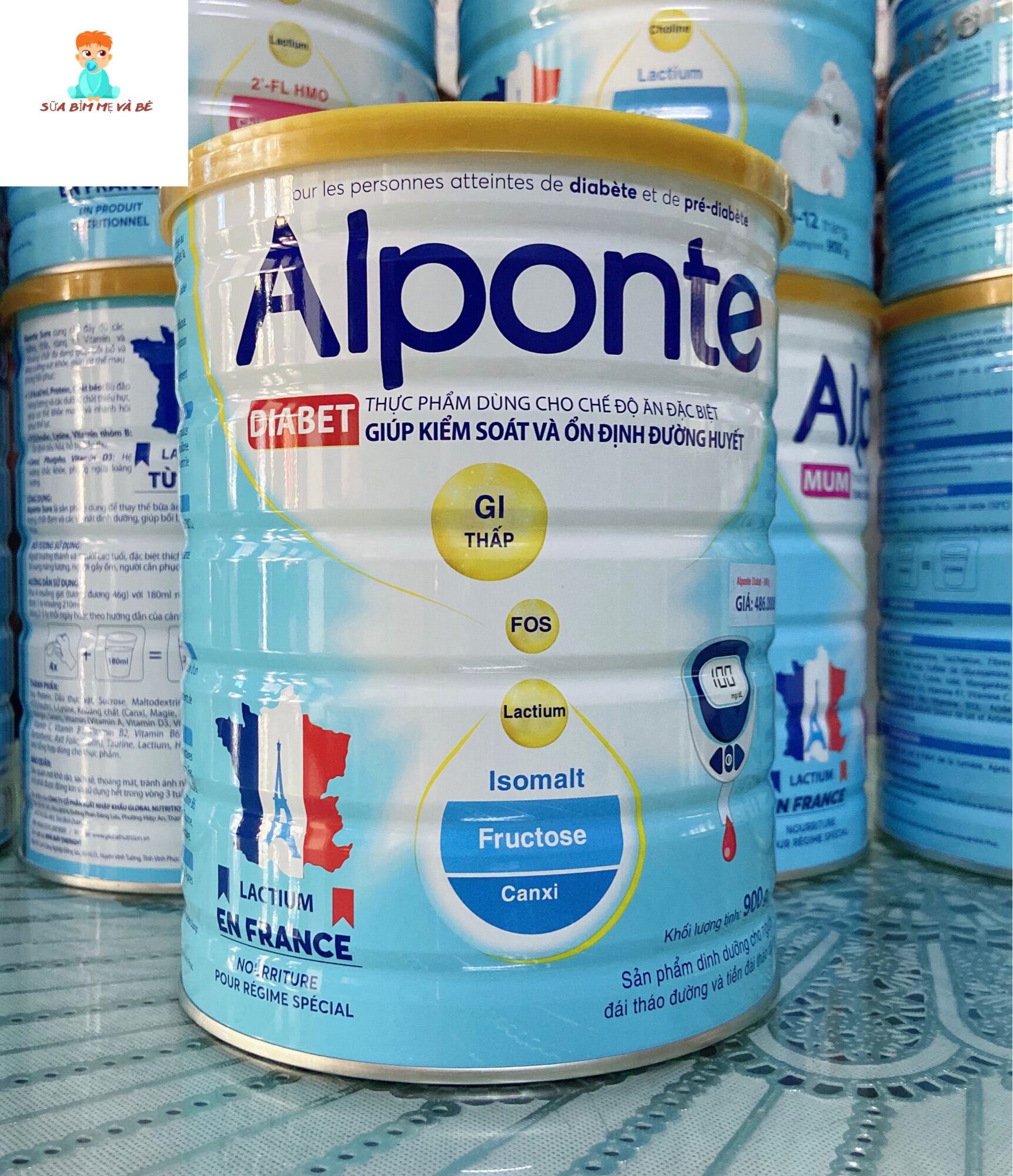 Sữa Alponte Diabet 800g date mới