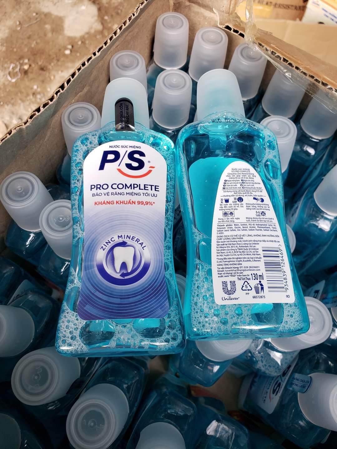 [HCM]Combo 3 Chai Nước Súc Miệng PS 130ml