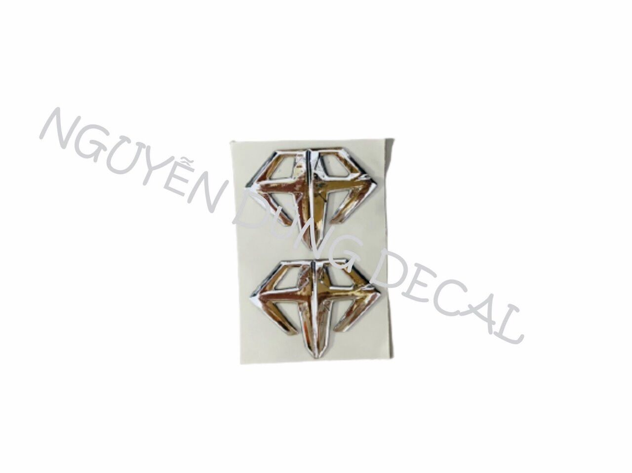 Logo Air Blade mạ crom nhiều màu (1 cặp)