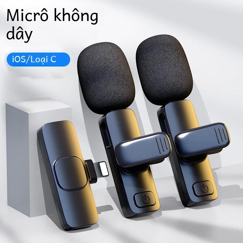 Di Động Không Dây Lavalier Micro Mic Mini Cho iPhone Android Phát Sóng Trực Tiếp Chơi Game Ghi Âm Điện Thoại Năng Động Chất Lượng Cao Bộ Mic Với chứng Nhận Ce