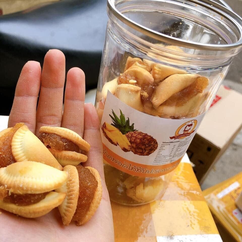 Bánh quy sò kẹp khóm Thái Lan 350g (Bánh dứa, bánh khóm, bánh thơm)