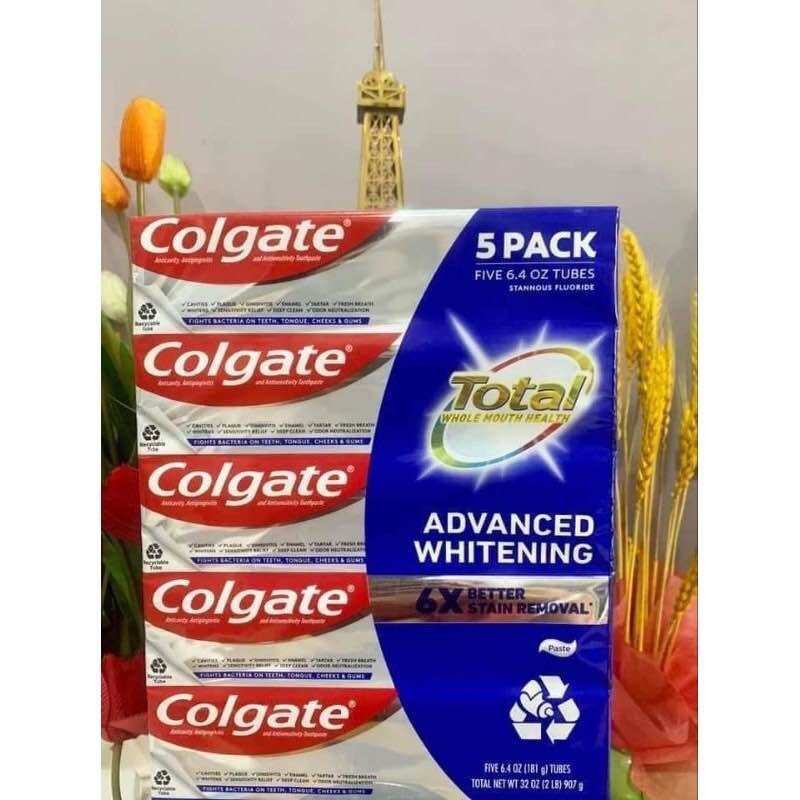 Kem đánh răng Colgate Total Advanced Whitening(181g) của Mỹ.