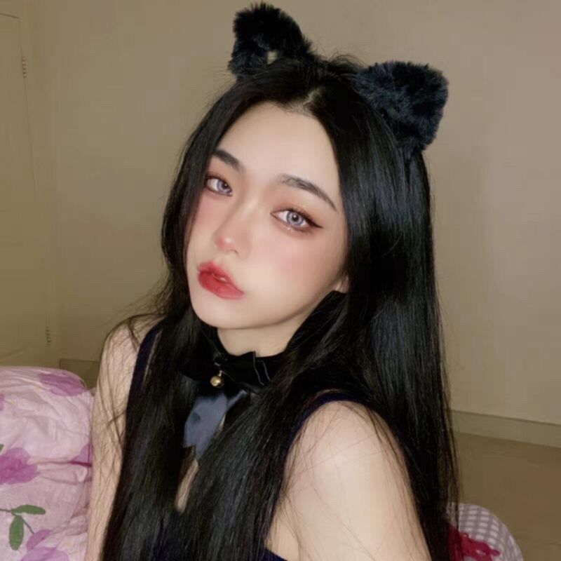 Cài tóc tai mèo lông dễ thương