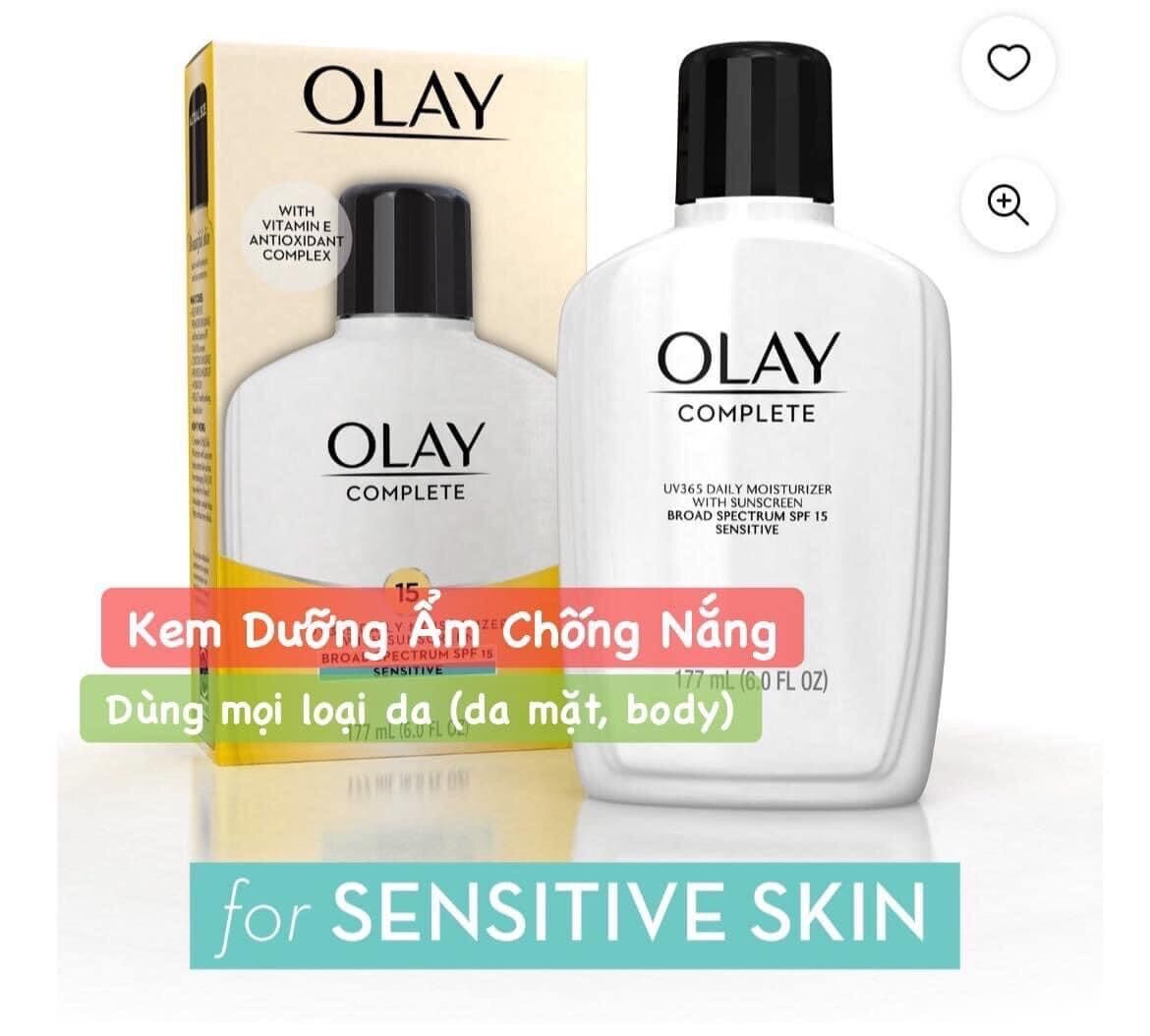 🔆kem dưỡng ẩm chống nắng olay complete spf 15 cho da mặt 🔆