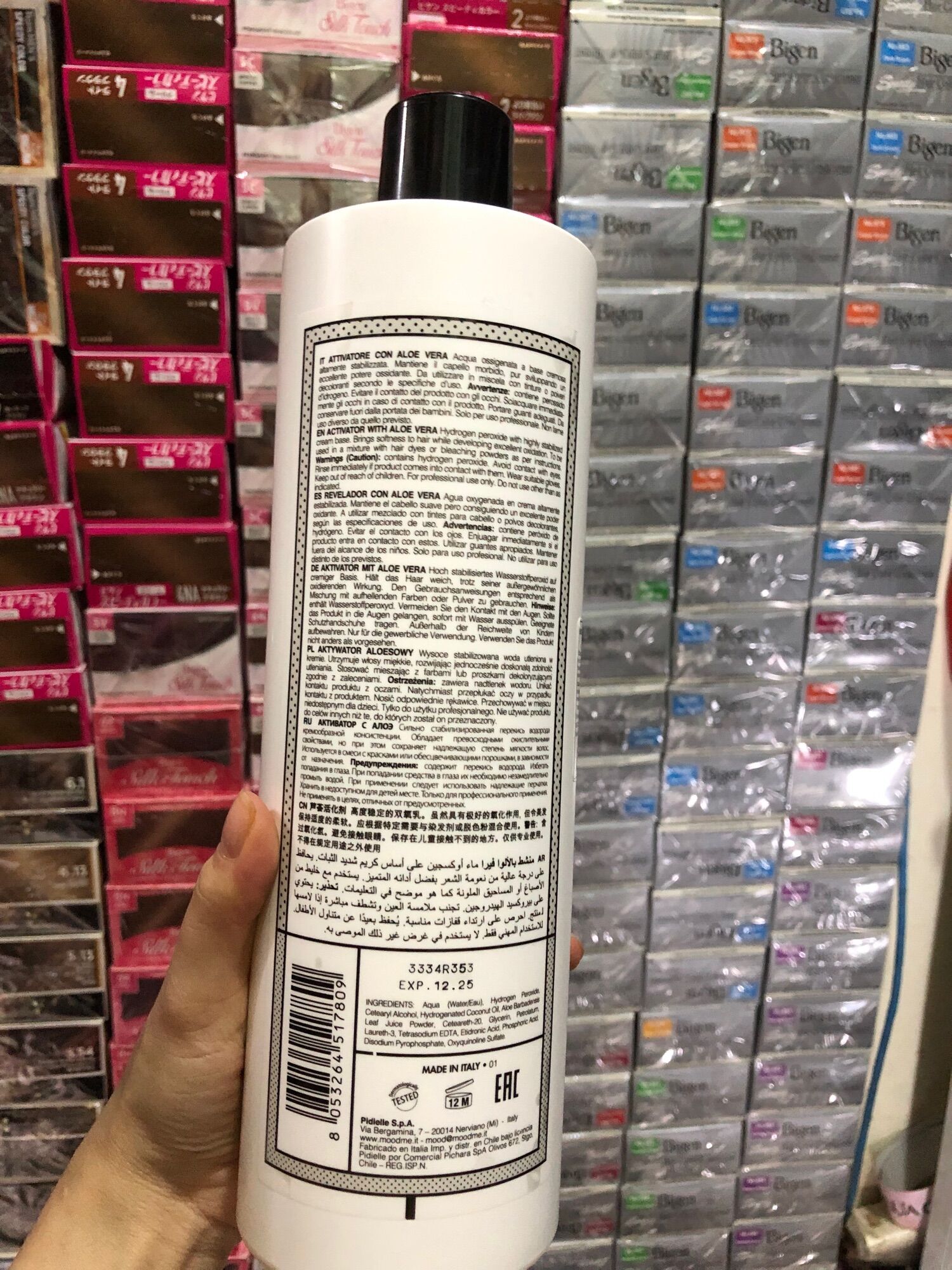 Oxy nhuộm tóc MOOD ACTIVATOR ATTIVATORE 9% 40VOL 1000ml