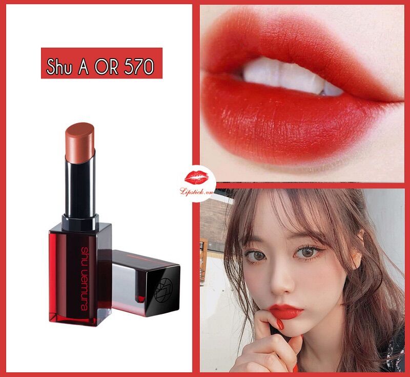 SON SHU OR570 ĐỎ CAM FULLSIZE FULLBOX DATE 2025