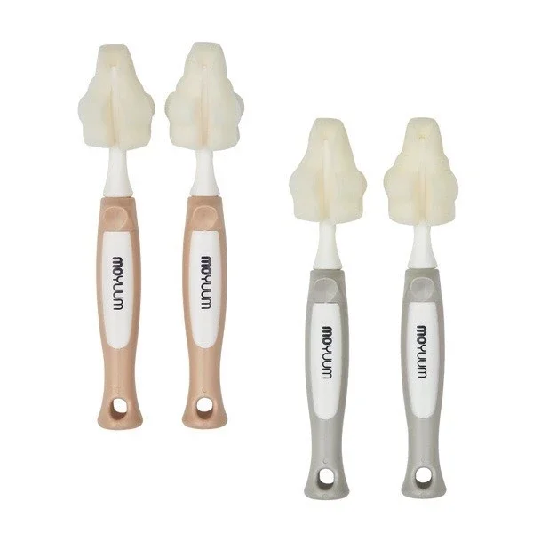 Cọ mút xốp bọt biển Moyuum Hàn Quốc rửa bình sữa, núm ty fullbox