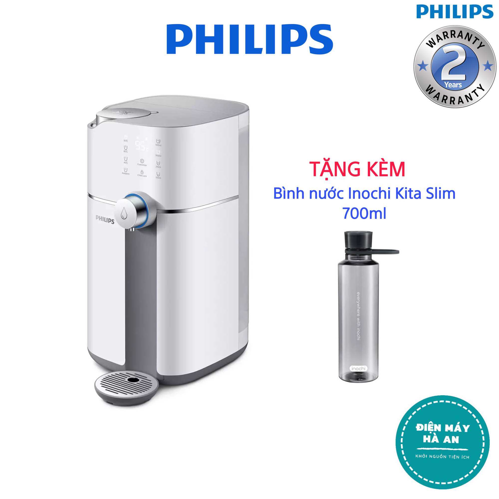 Máy lọc nước để bàn ro philips add6910 - hàng chính hãng - bảo hành 24 tháng