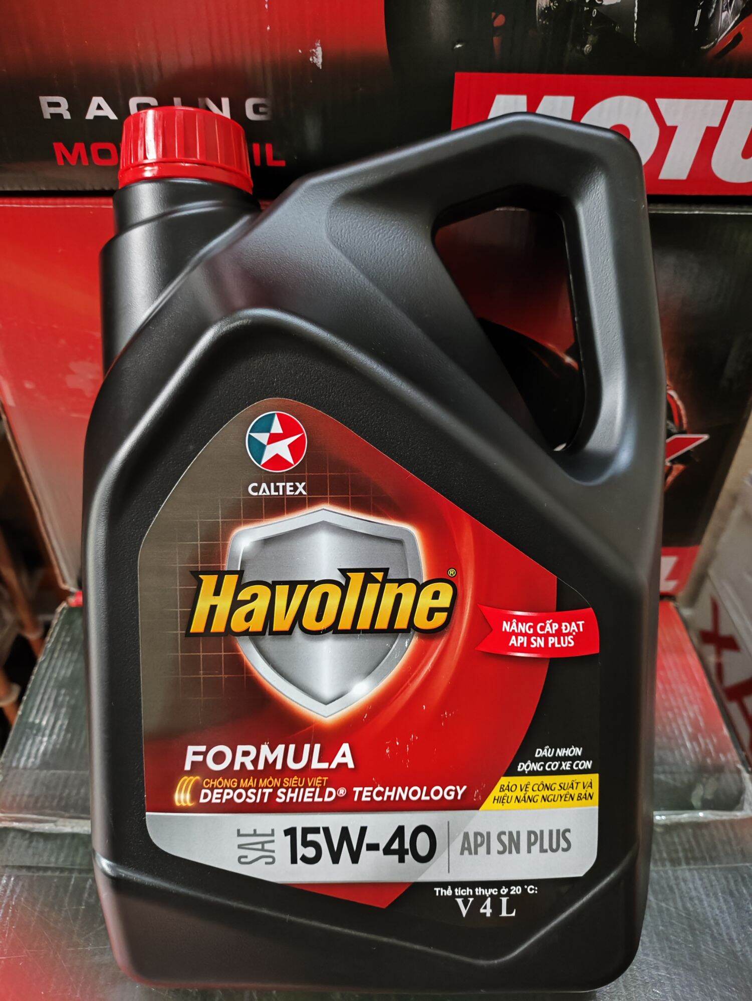 Dầu Nhớt Xe Ô tô Caltex Havoline 15w40 4L