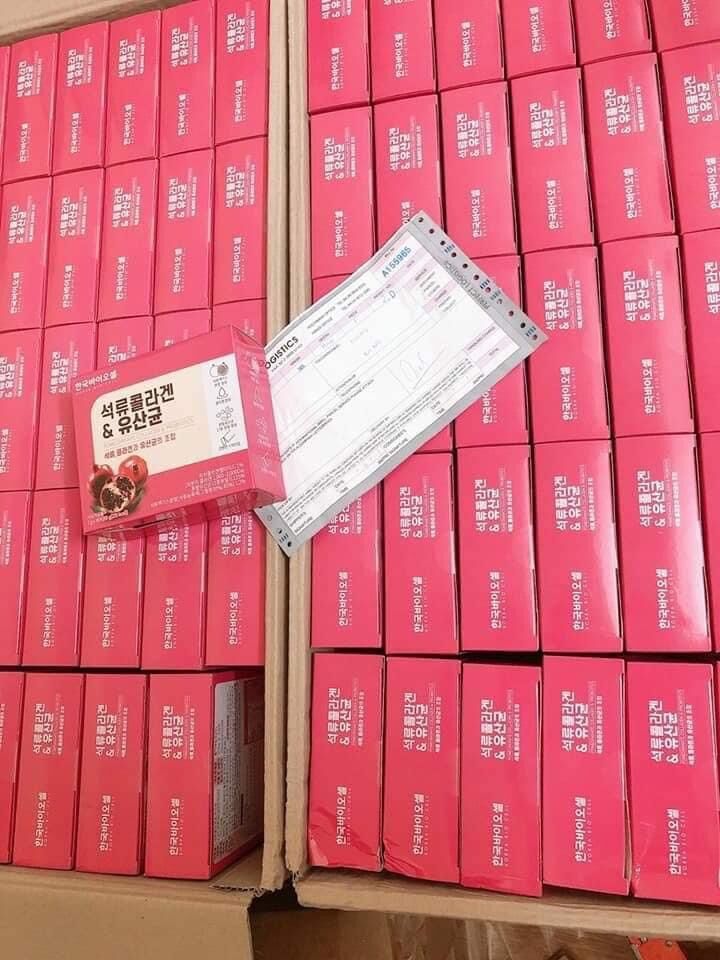 Đẹp da từ lựu đỏ Hàn Quốc chính hãng