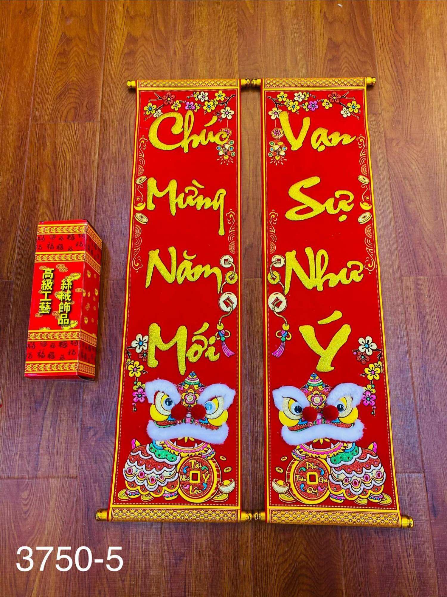 Khánh treo , liễn treo câu đối đỏ ý nghĩa chúc Tết bán 1 cặp
