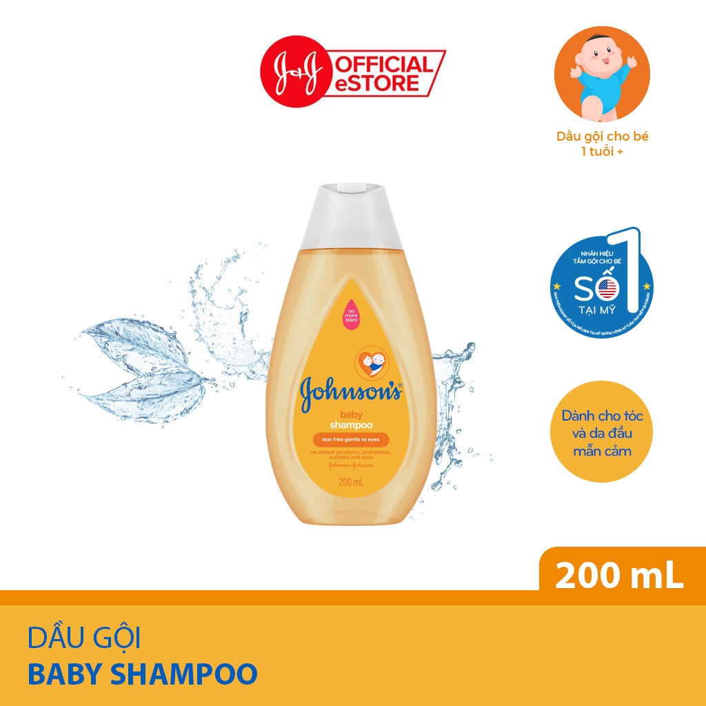 Dầu gội cho bé Johnson Baby chai 200ml chính hãng