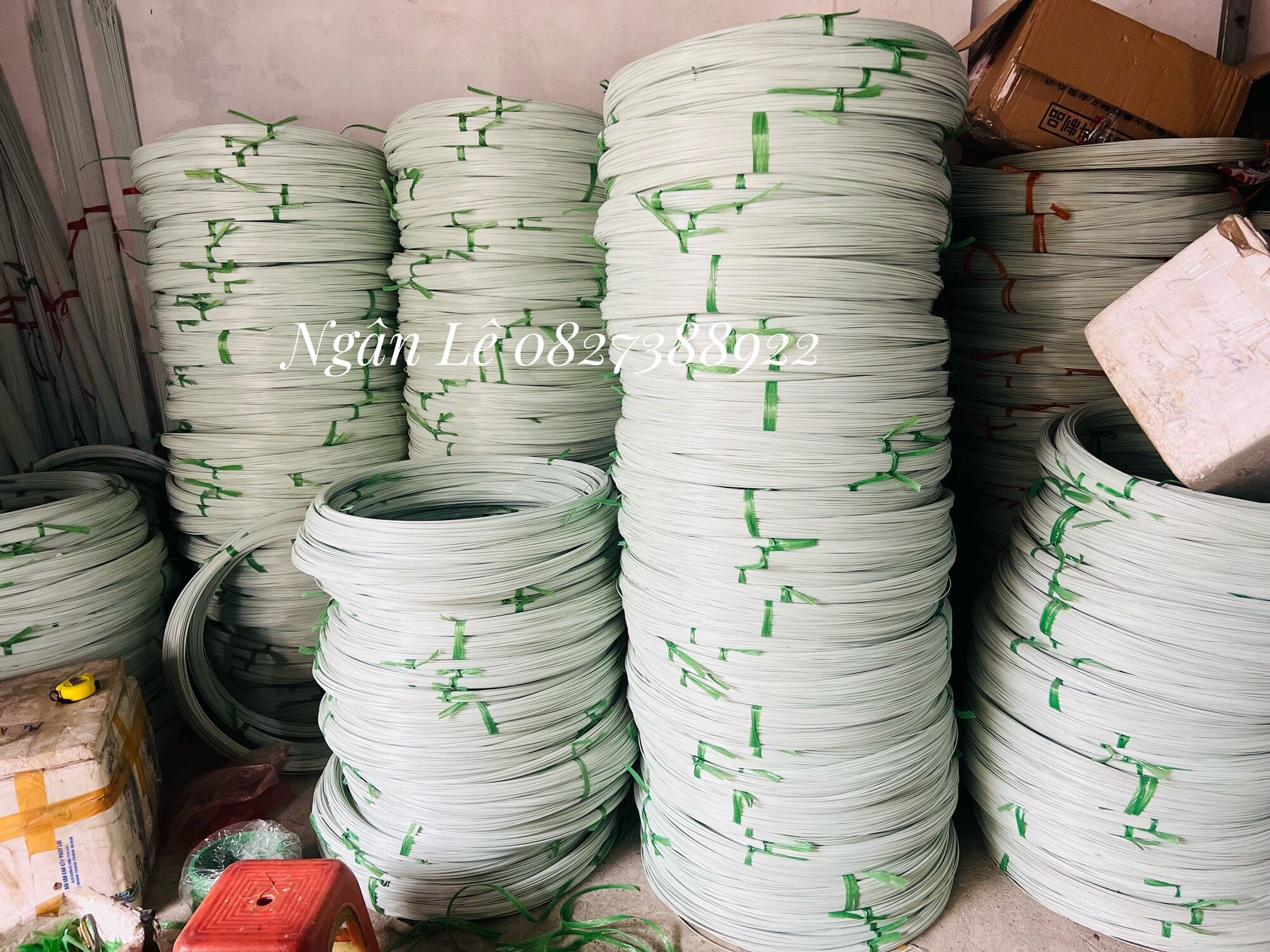 Nan cáp quang làm lồng chim,nan cáp quang làm dầy diều