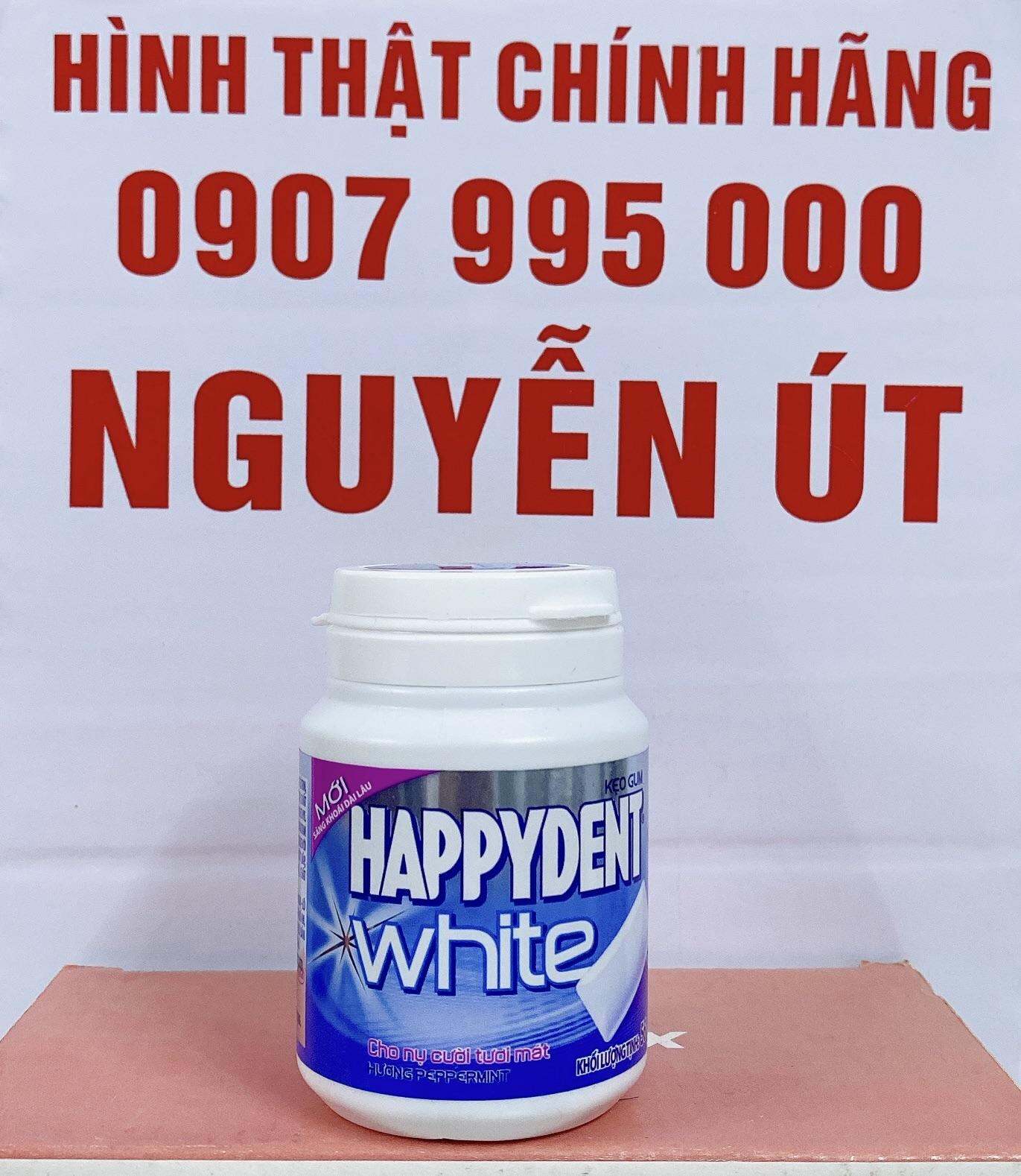 Kẹo gum happydent white hủ 56g