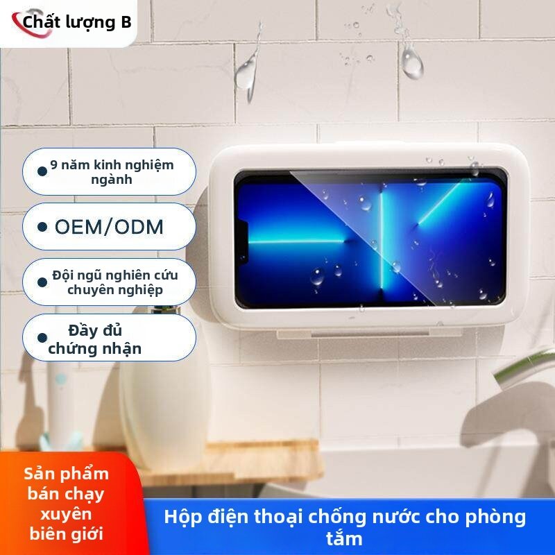 Waterproof Full-body Rotatable Touch Screen Shower Cell Phone Holder
