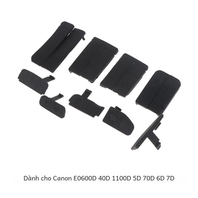 Vỏ Đáy Cửa Cao Su Chất Lượng Cao Cho Canon Eos 60d 40d 1100d 5d 70d 6d 7d - Phụ Kiện Máy Ảnh Usb