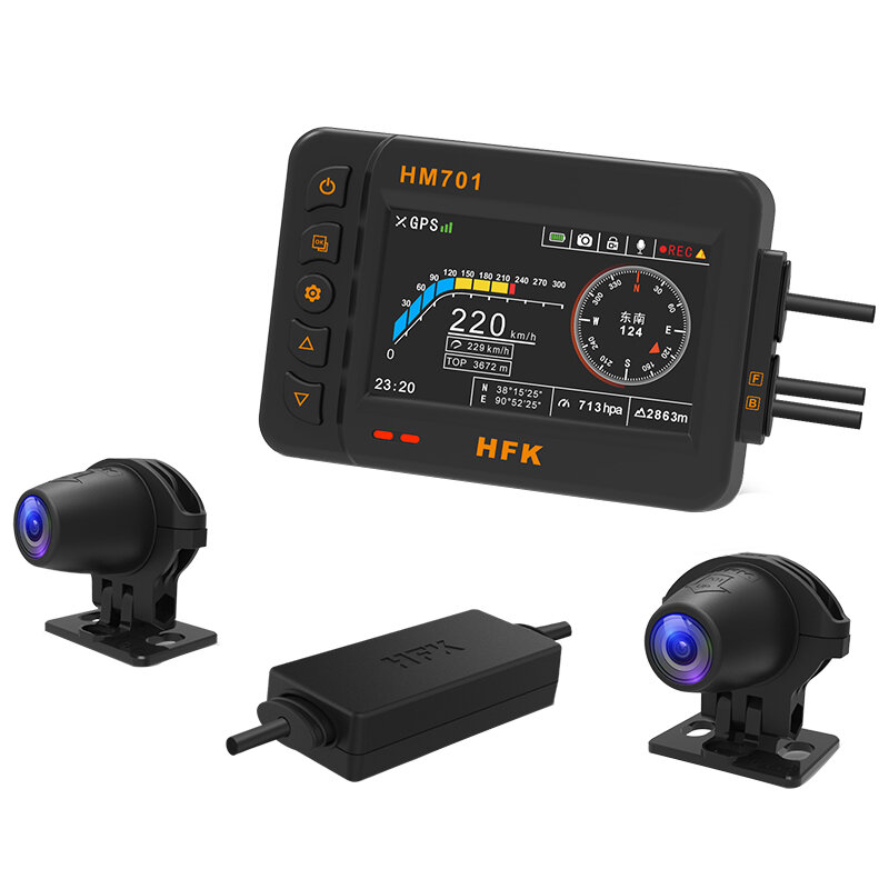 HFK | Motorcycle HD Waterproof Dual-lens Dash Cam Giá 6,356,000 Đồng*Miễn phí vận chuyển