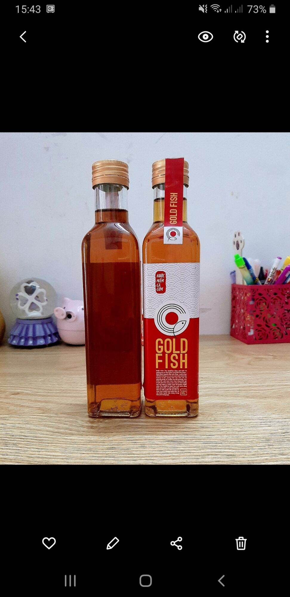 NƯỚC MẮM CÁ CƠM TRUYỀN THỐNG BÌNH ĐỊNH 250ML
