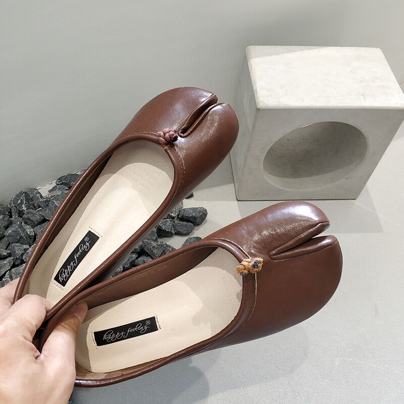 (SẴN) GIÀY MÓNG NGỰA ĐẾ BỆT DA SIÊU ĐẸP
