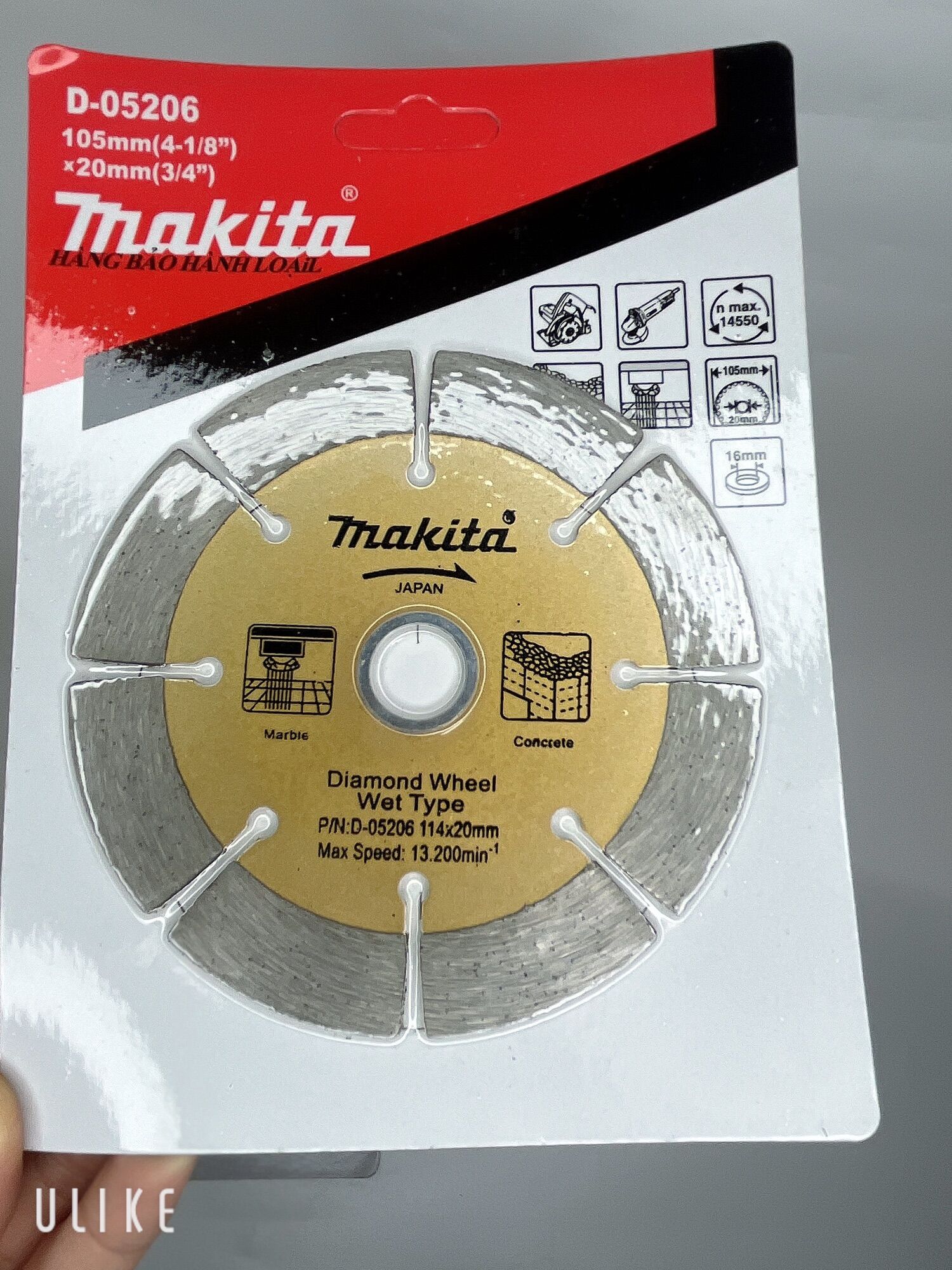 Lưỡi cắt gạch makita 100