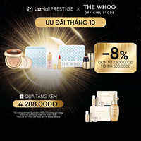 [THE WHOO OFFICIAL] [Tặng kèm 1 lõi 15g] Phấn nước trang điểm chống nắng dưỡng trắng chống lão hóa Cheon Gi Dan Essence Cushion SPF50+/PA+++