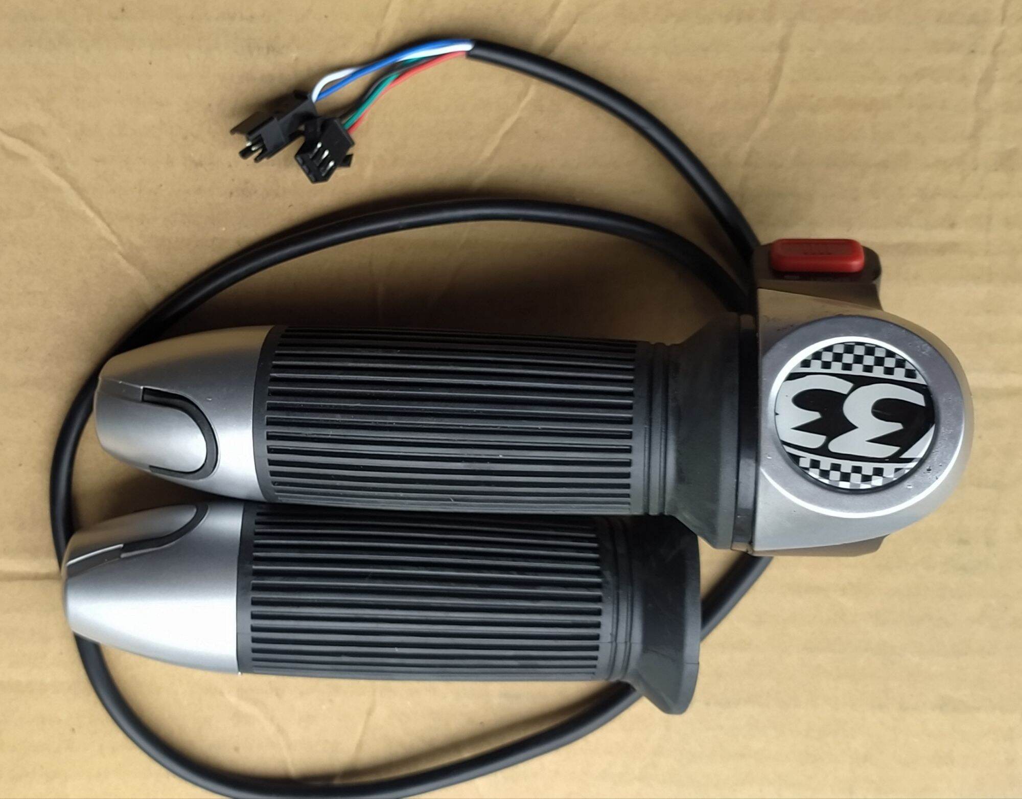 Tay ga xe điện 133s ốp nhôm