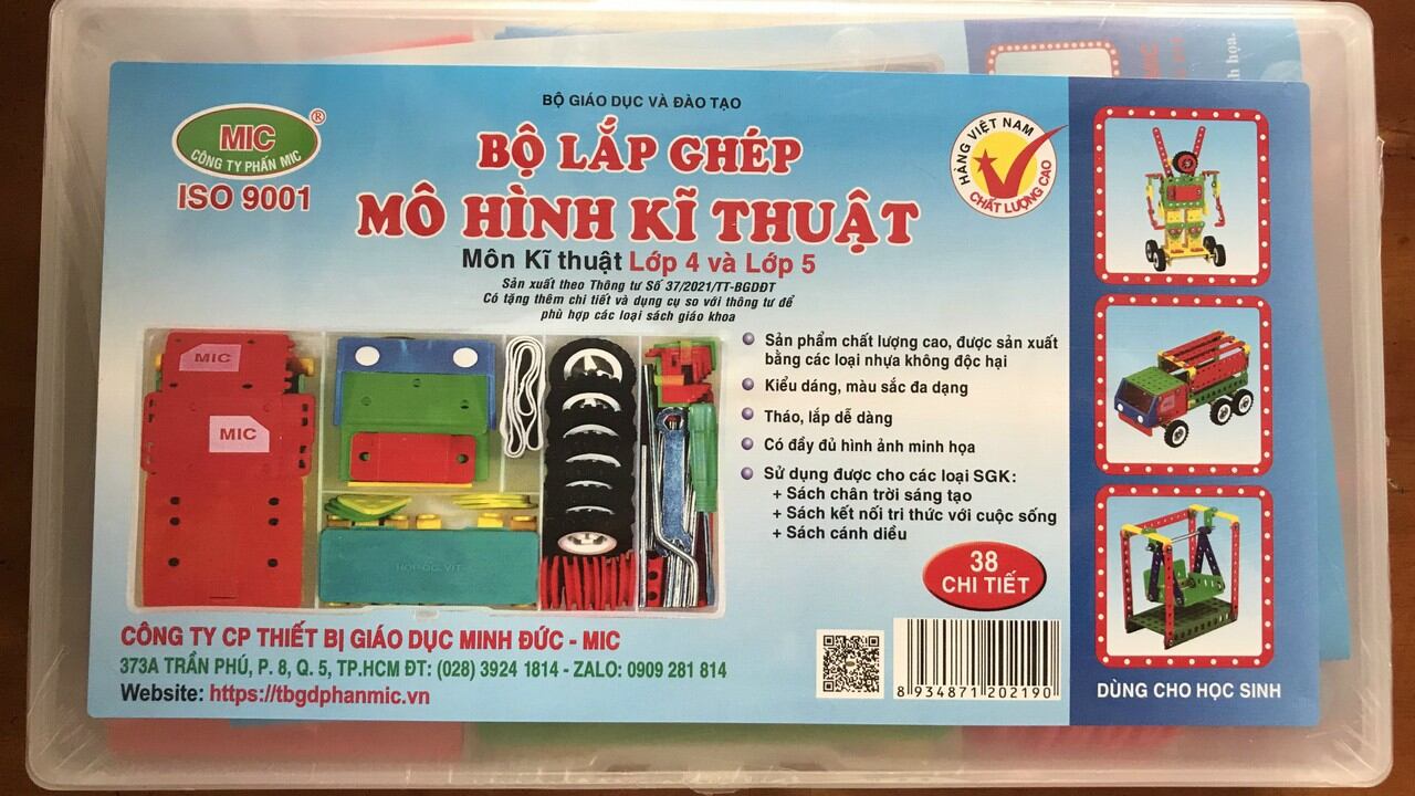 Bộ  Lắp  Ráp  Mô  Hình  Kỹ  Thuật  Lớp 4 và 5