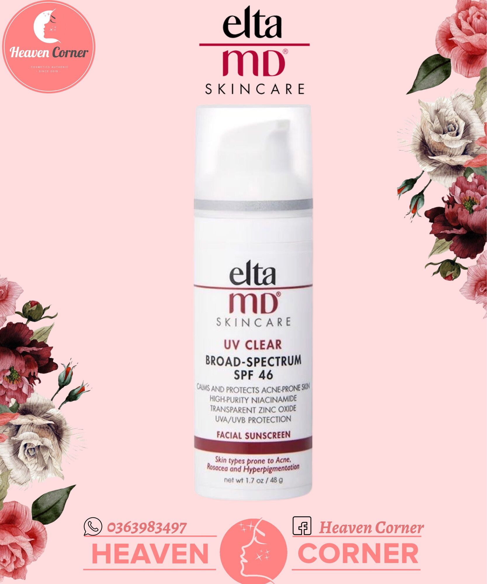 Kem chống nắng elta md spf 46 50ml