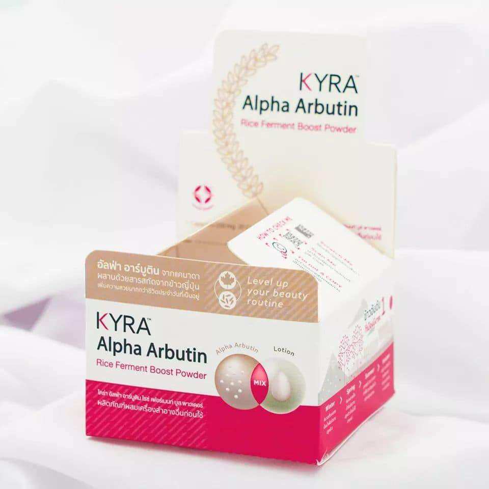 Lẻ 1 cốc bột kích trắng kyra alpha arbutin thái lan