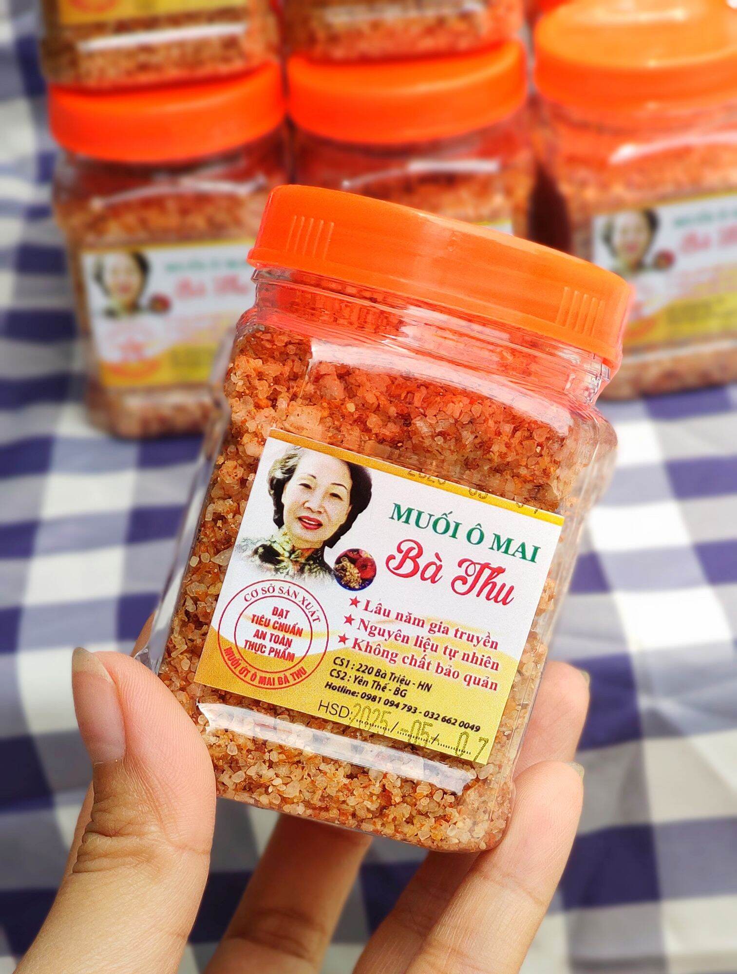 Combo 10 Lọ Muối Ô Mai Bà Thu lọ 120g Chính Hãng