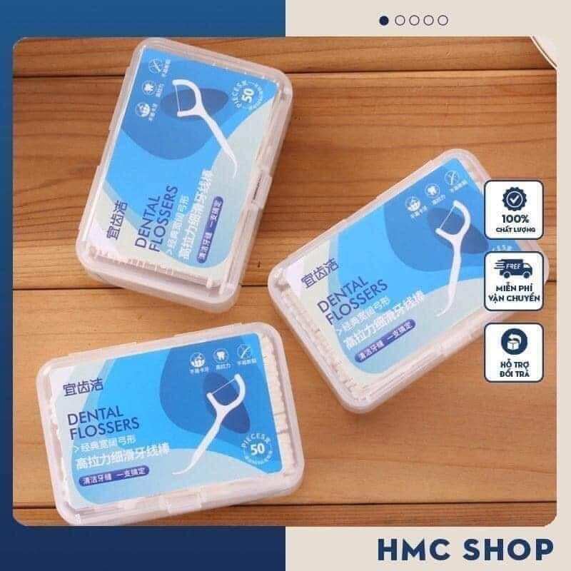 combo 2 hộp tăm chỉ nha khoa