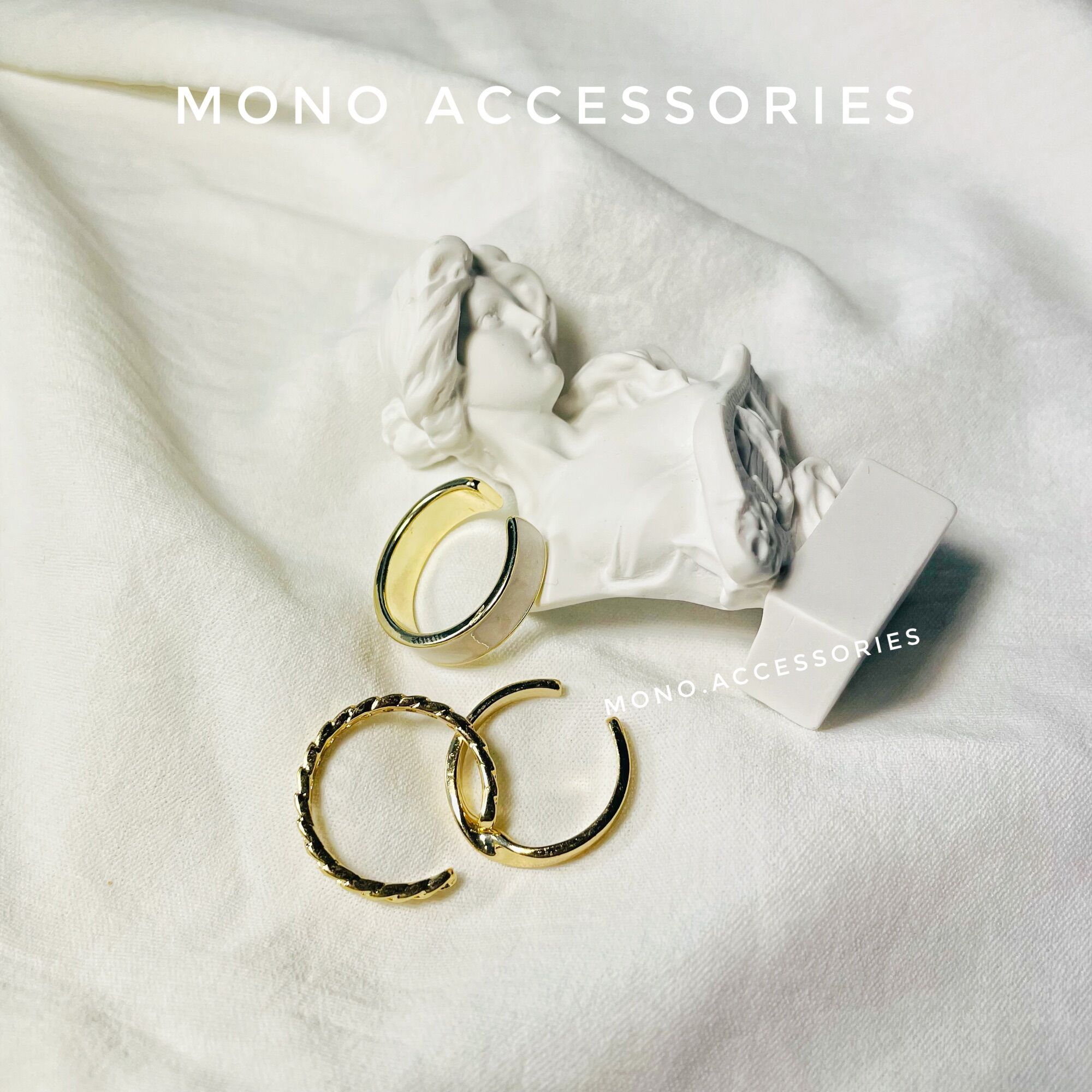 Set 3 nhẫn vintage hot trend mono.accessories