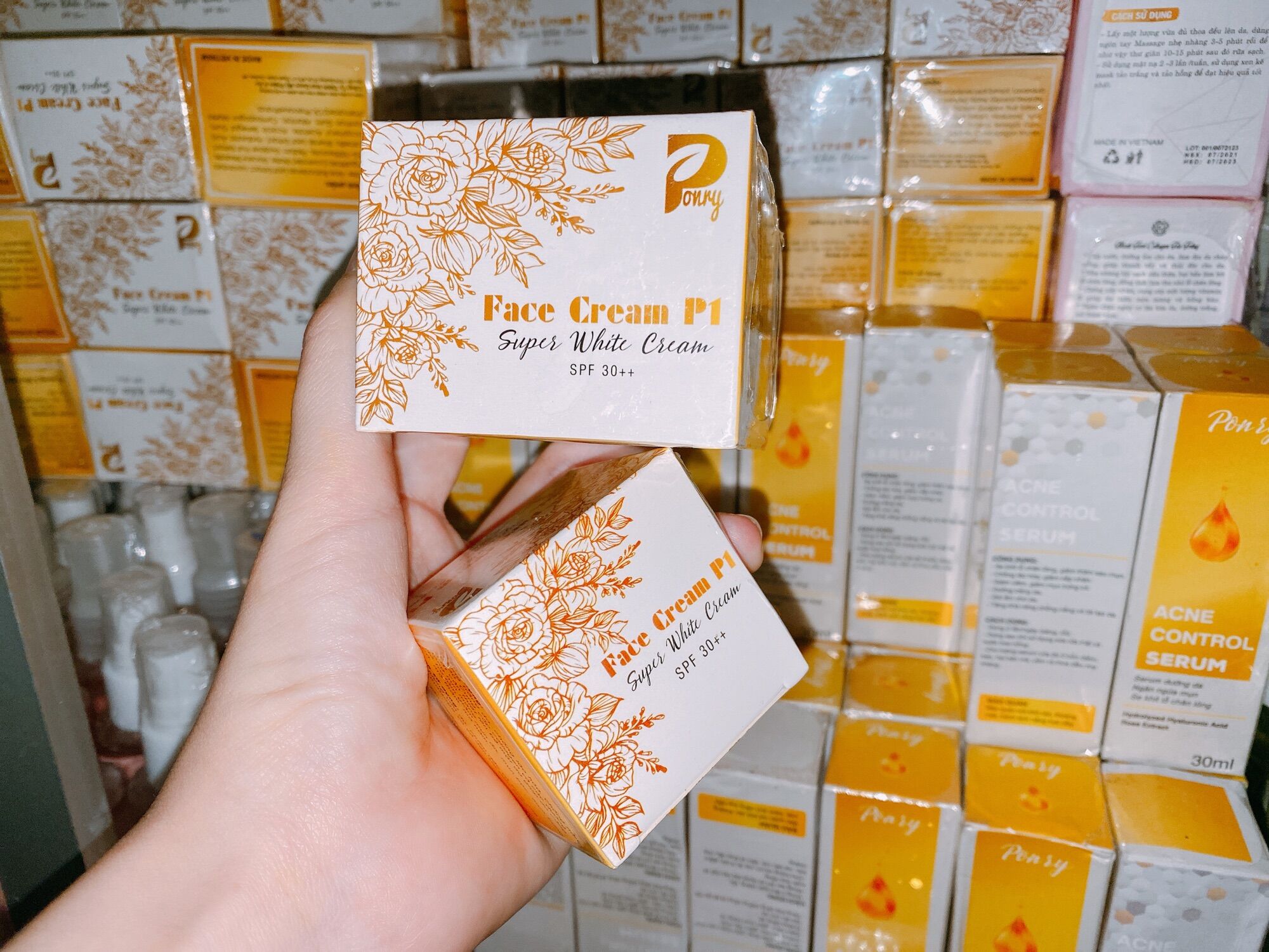 Kem dưỡng trắng mờ thâm Face cream P1 Ponry