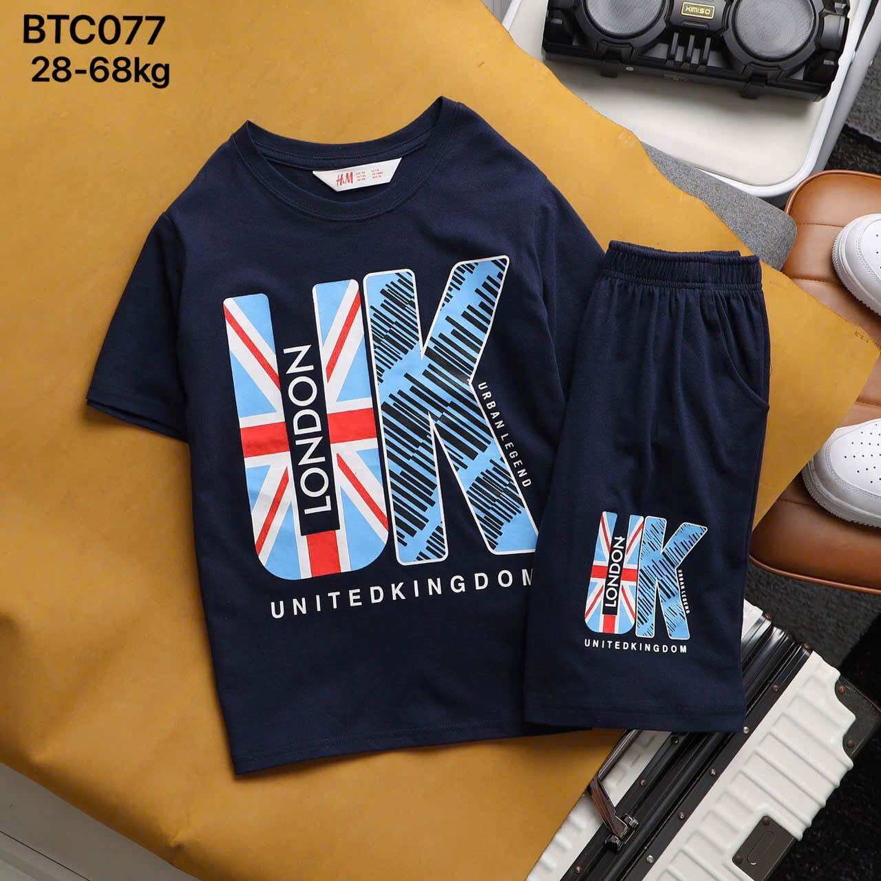 Bộ Thun Cotton Bé Trai BigSize (28-68kg)