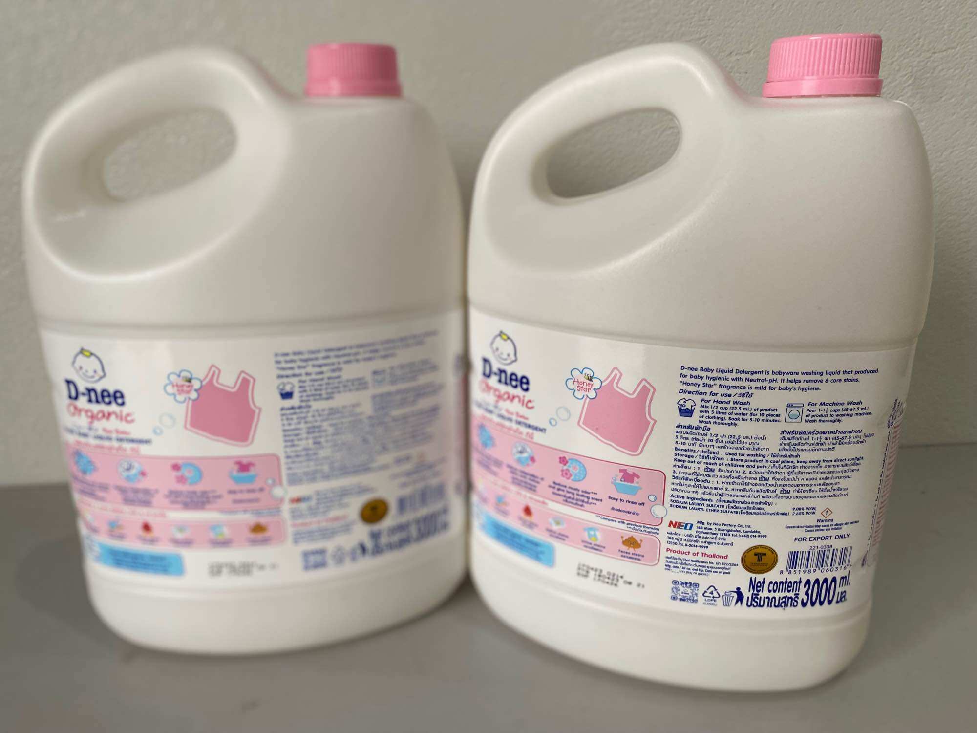 {Combo 2} can Nước giặt D_nee giành cho trẻ , can 3000 ml _  Tem Đại Thịnh