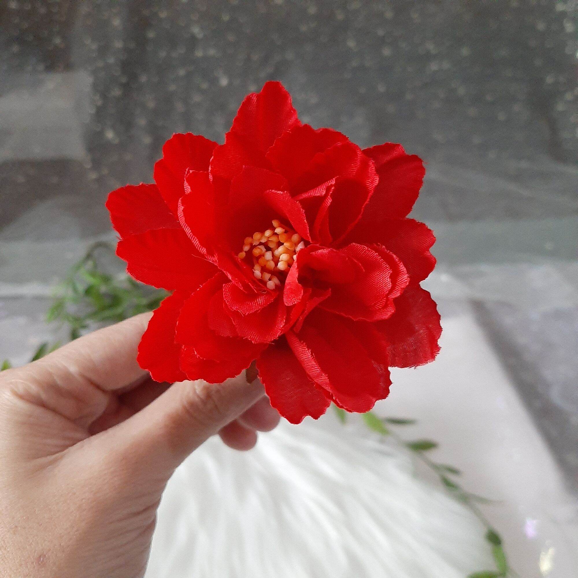 Kẹp tóc càng cua đính hoa