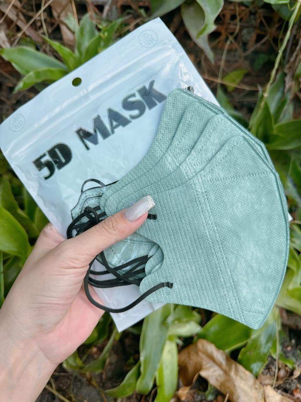 khẩu trang 5D mask an phong (1 cái dùng thử màu ngẩu nhiên unisex)