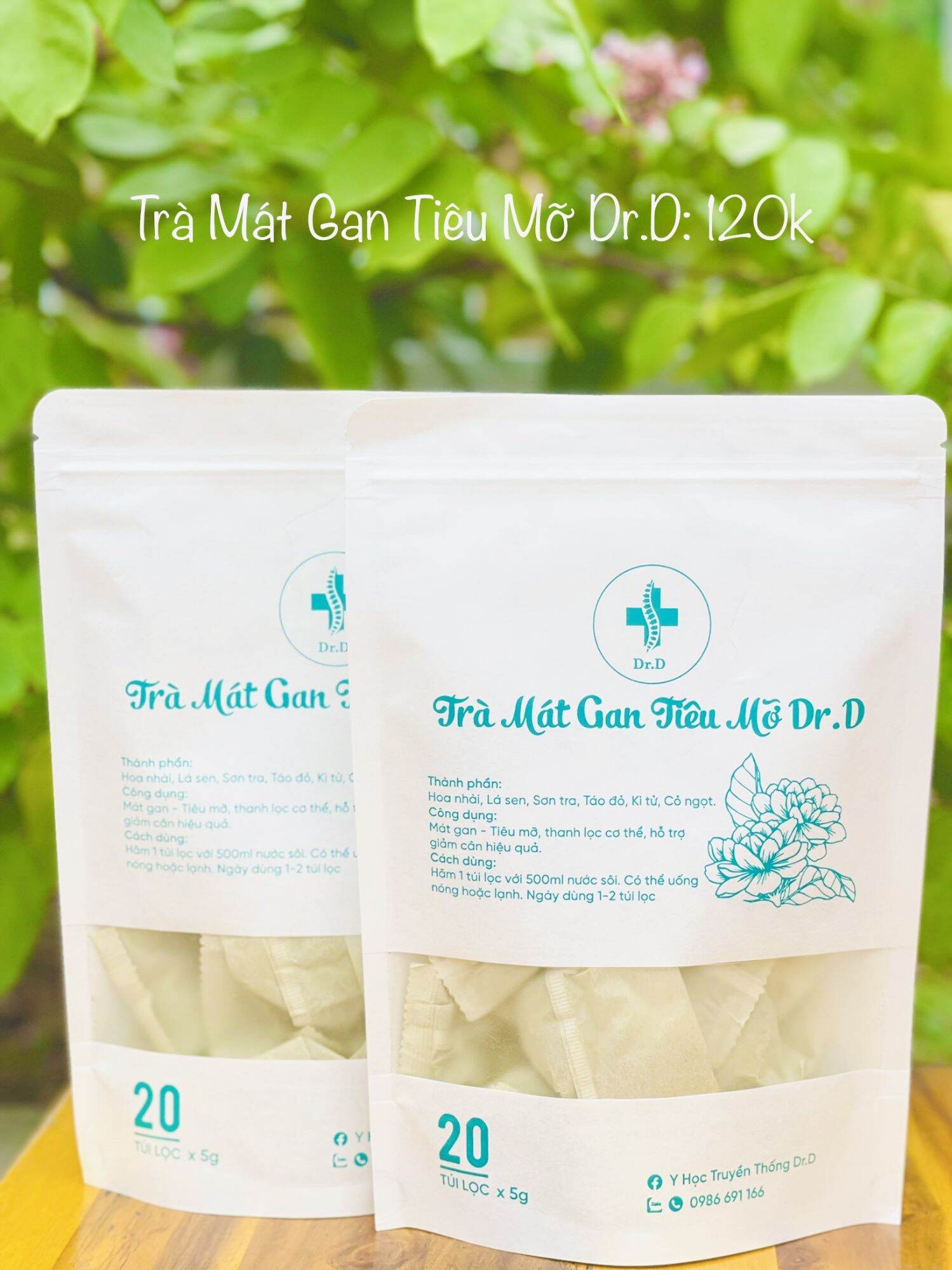Trà mát gan tiêu mỡ dr.d