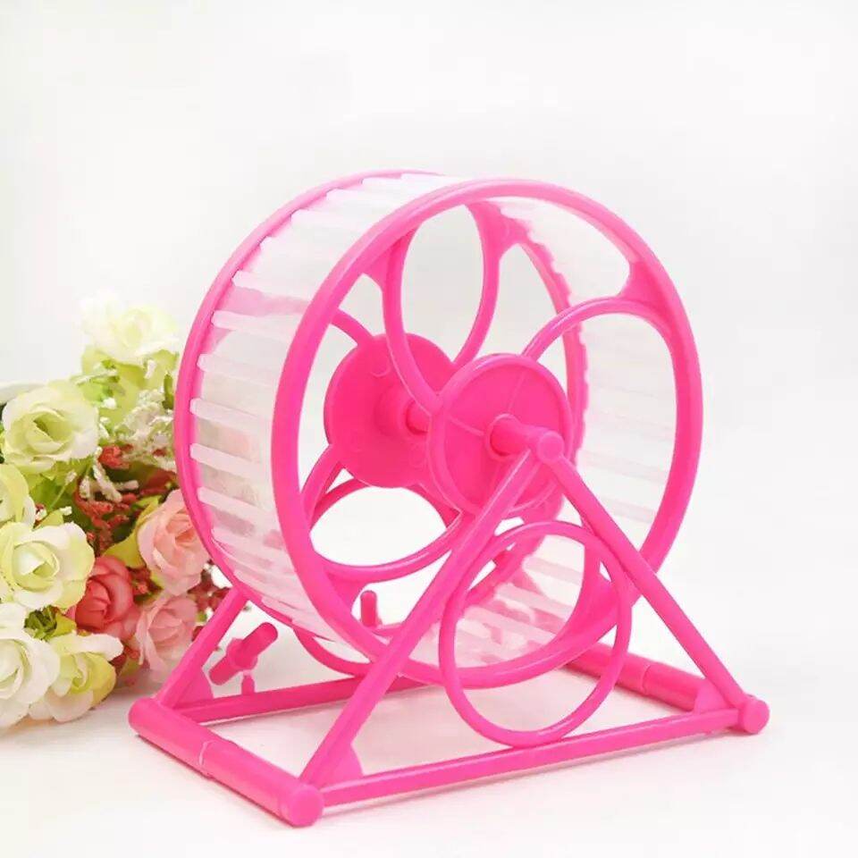 Wheel nhựa đế cố định cho Hamster 12,5cm