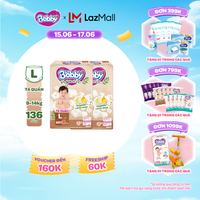 [Từ 22-23 tặng QUÀ TO-SLCH][COMBO 2] [TẶNG KÈM 16 MIẾNG] Tã quần cao cấp Bobby Organic chăm sóc dịu nhẹ từ thiên nhiên L60