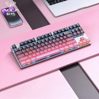 AULA | Bộ Bàn Phím Cơ Có Dây và Chuột 87 Phím Hỗ Trợ Thay Chốt Nóng