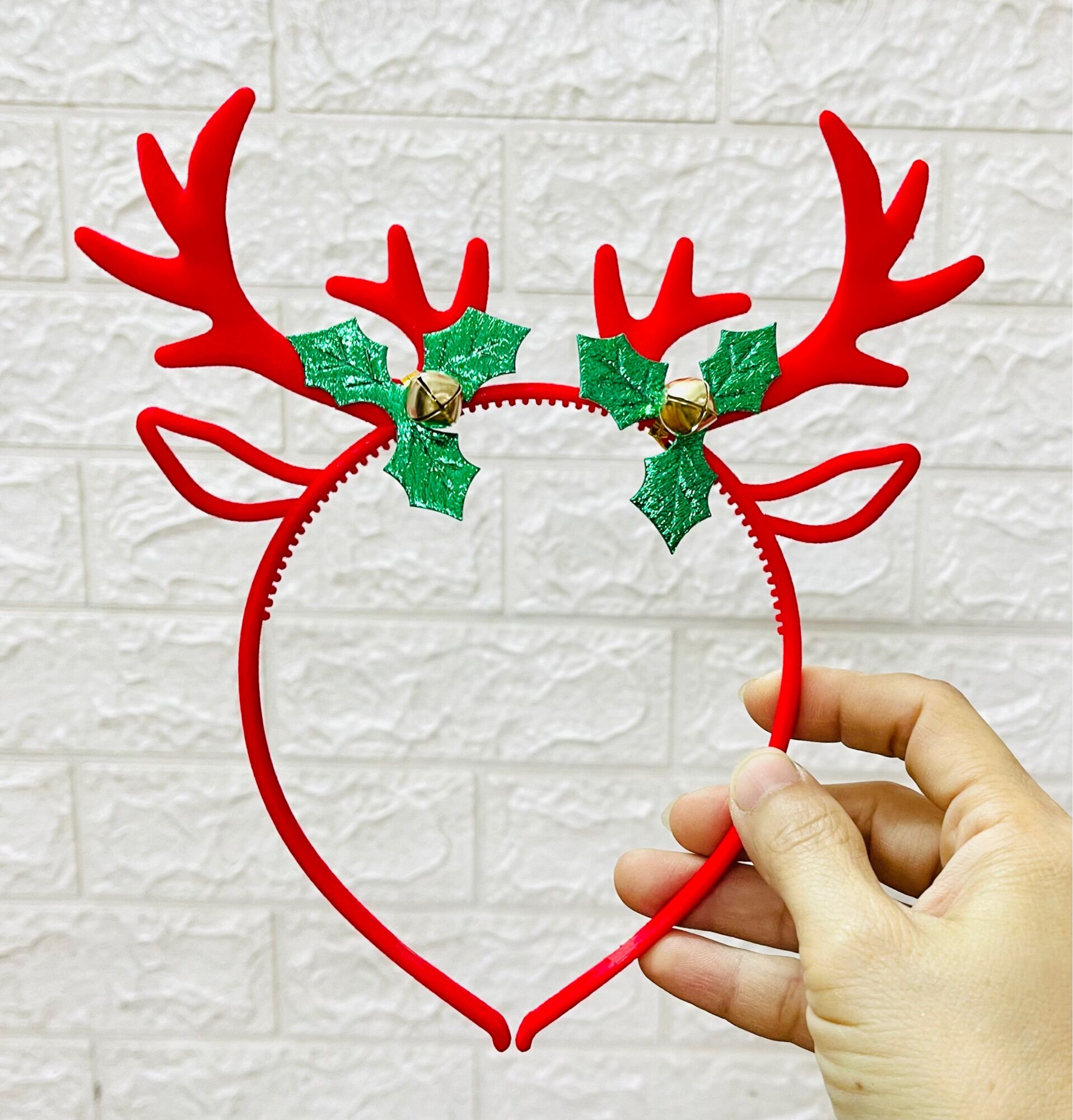 Bờm Noel chơi giáng sinh bọc nhung