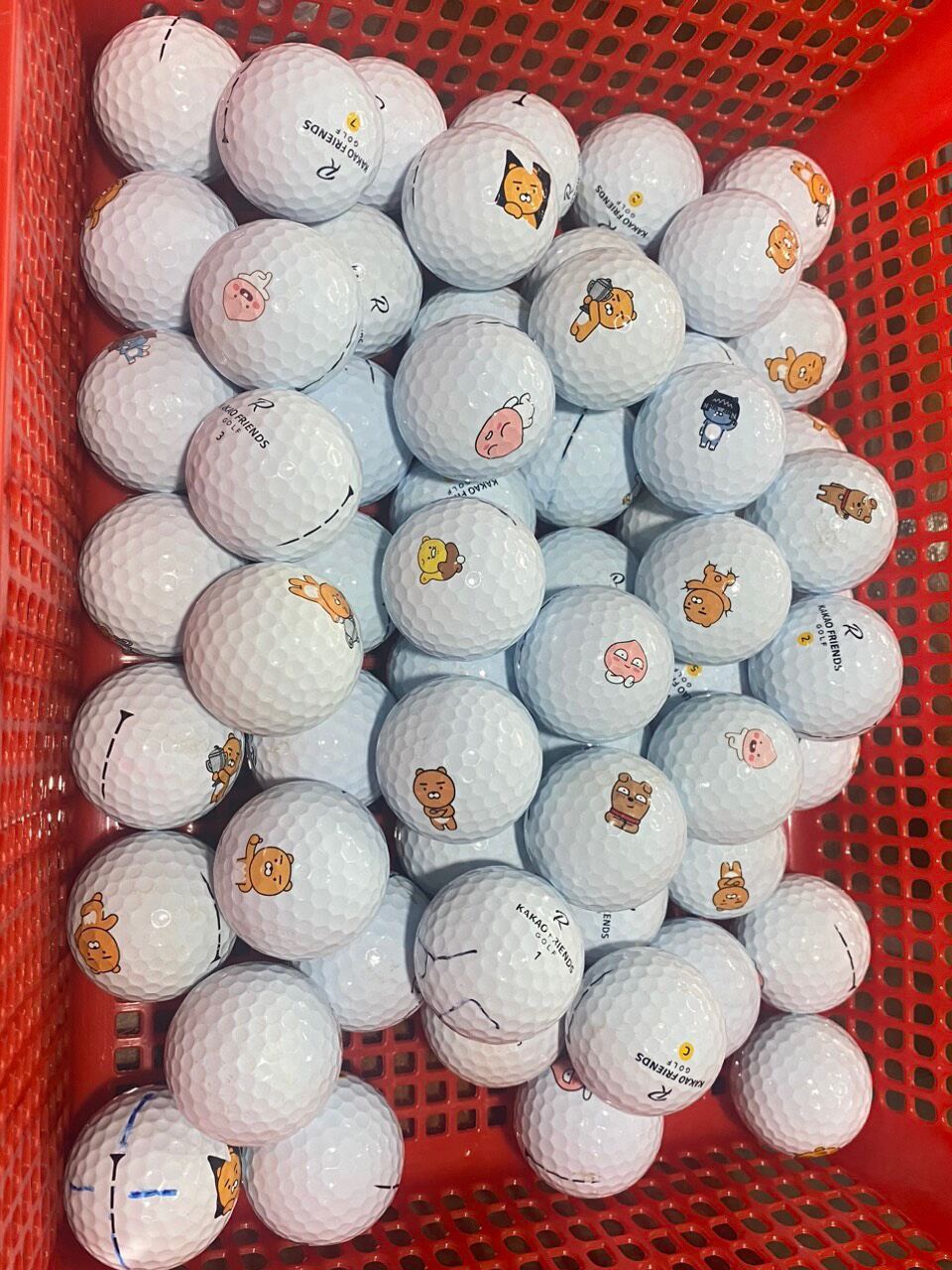 (Túi 10 quả) Bóng Golf KAKAO FRIENDS
