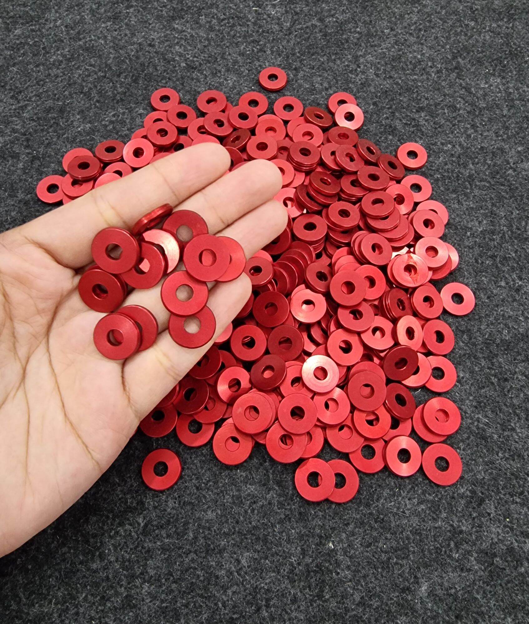 long đền đỏ mẫu phẳng nhôm cnc đủ size