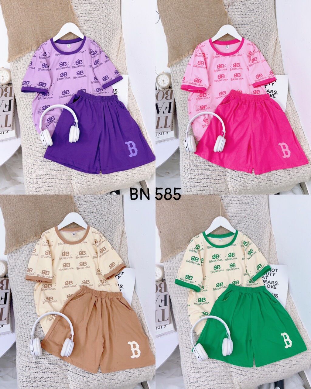 Set bộ thời trang cá tính cho bé yêu