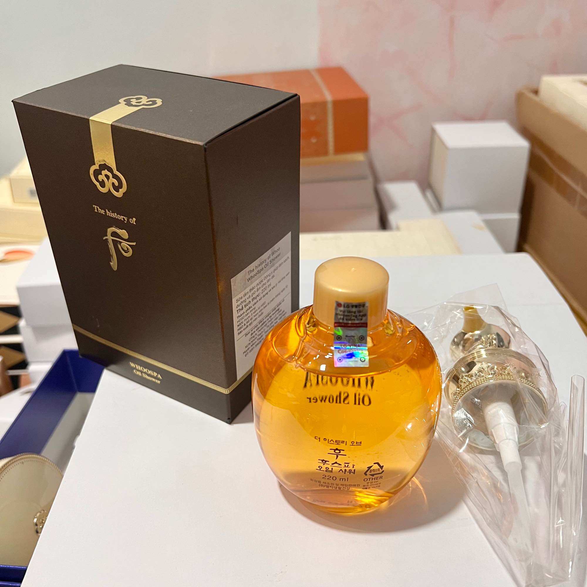 Có tem lg vina - sữa tắm whoo spa