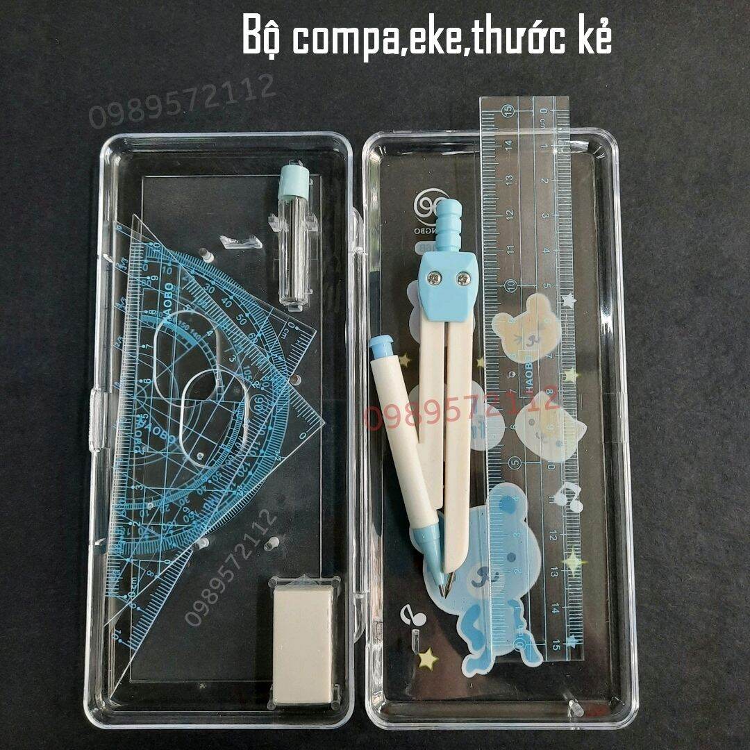Bộ compa,eke,thước kẻ 9016.